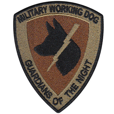 K-9 / K9 Guardians of the Night (GOTN) Spice Brown Multicam/OCP Patch - 2 Pack